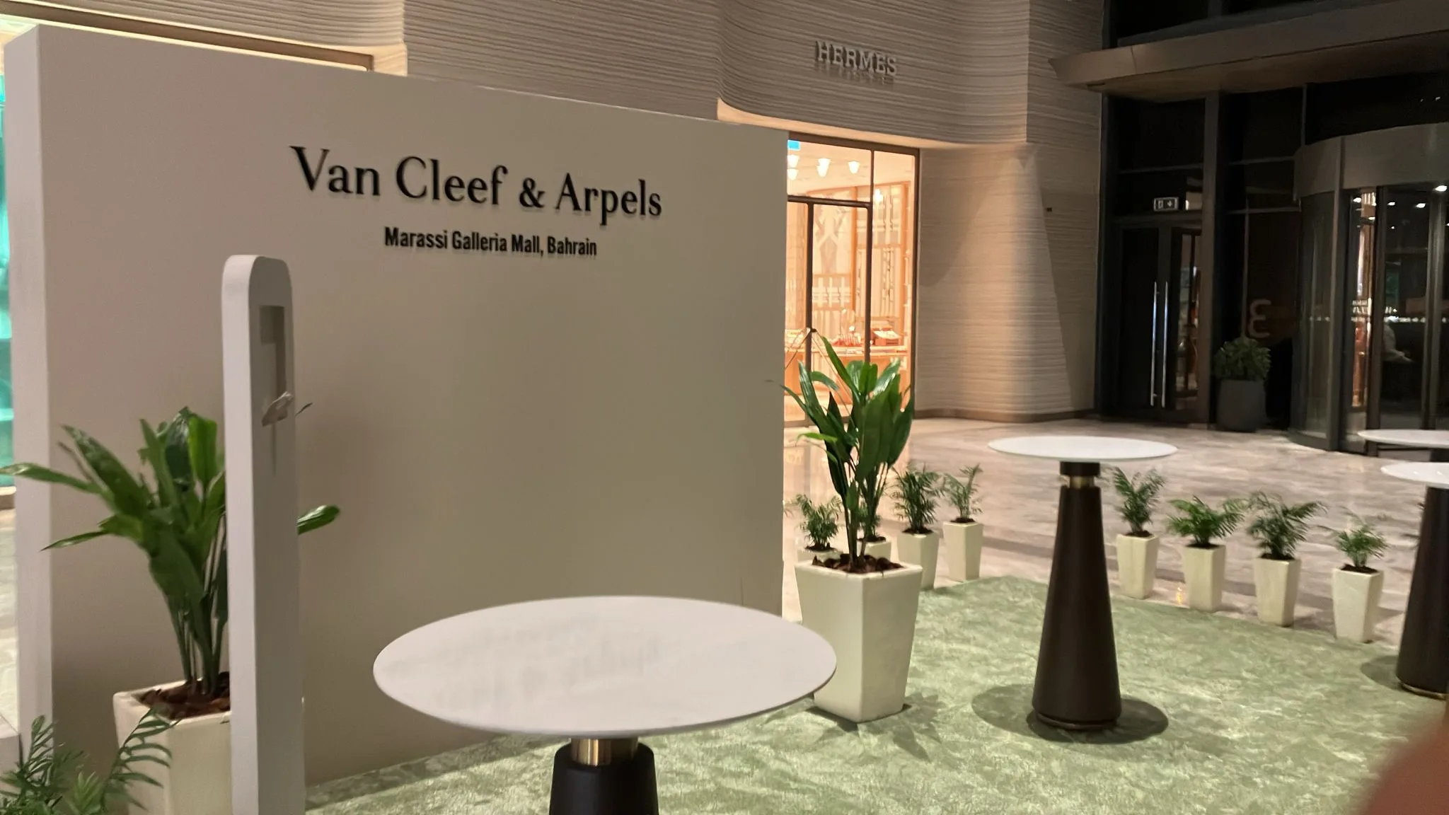 Van Cleef and Arpels luxury installation, Bahrain